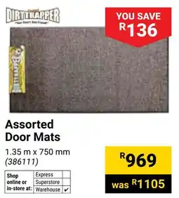 Builders Warehouse Dirt Trapper Assorted Door Mats offer