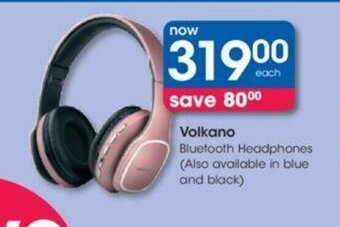 Clicks Volkano Bluetooth Headphones offer