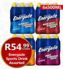 Take 'n Pay Energade Sports Drink Assorted offer