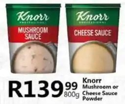 Take 'n Pay Knorr Mushroom or Cheese Sauce Powder offer