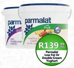 Take 'n Pay Parmalat Low Fat Or Double Cream Yoghurt offer
