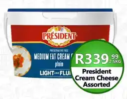 Take 'n Pay President Cream Cheese Assorted offer