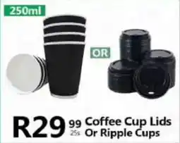 Take 'n Pay Coffee Cup Lids Or Ripple Cups offer