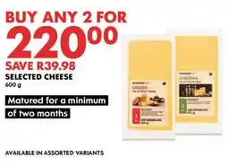 Woolworths Selected Cheese offer