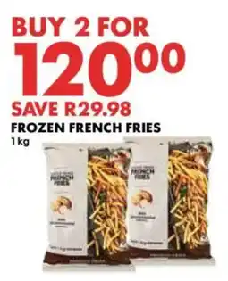 Woolworths Frozen french fries offer