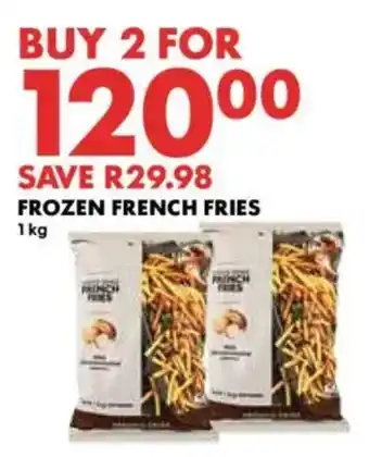 Woolworths Frozen french fries offer