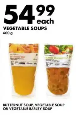 Woolworths Vegetable soups offer