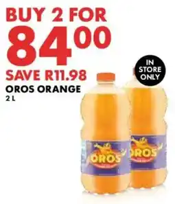 Woolworths Oros orange offer