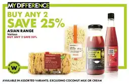 Woolworths Asian range offer