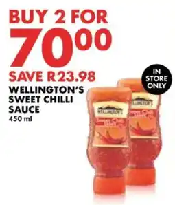 Woolworths Wellington's sweet chilli sauce offer