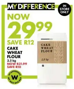 Woolworths Cake wheat flour offer