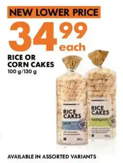 Woolworths Rice or corn cakes offer