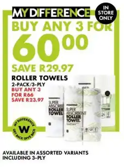 Woolworths Roller towels offer