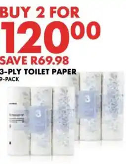 Woolworths 3-ply toilet paper offer