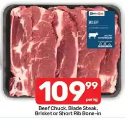 Pick n Pay Beef Chuck, Blade Steak, Brisket or Short Rib Bone-in offer