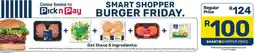 Pick n Pay Burger Ingredients offer