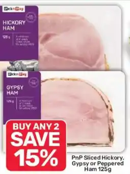 Pick n Pay PnP Sliced Hickory, Gypsy or Peppered Ham offer