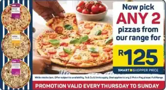Pick n Pay Pizzas offer