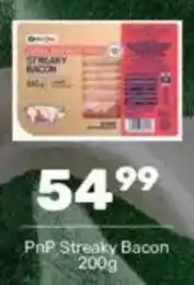 Pick n Pay PnP Streaky Bacon offer