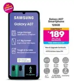 Game Samsung - galaxy a07 smartphone offer