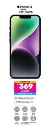 Game Apple - iphone 14 128gb pre-owned offer