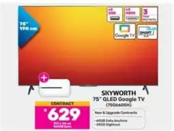 Game Skyworth - 75 qled google tv (7506600h) offer