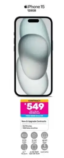 Game Apple - iphone 15 128gb offer