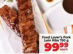 Food Lover's Market Pork loin ribs offer