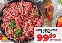Food Lover's Market Lean beef mince offer