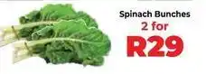Food Lover's Market Spinach bunches offer