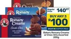 Pick n Pay Hypermarket Bakers - romany creams or choc-kits assorted offer