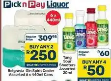 Pick n Pay Hypermarket Pick n pay - gin spirit cooler offer
