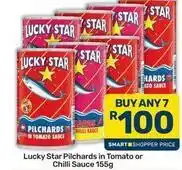 Pick n Pay Hypermarket Lucky star - pilchards in tomato or chilli sauce offer