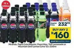 Pick n Pay Hypermarket Pepsi - pepsi cola regular, pepsi max, 7up lemonade or mountain dew lemon offer