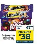 Pick n Pay Hypermarket Cadbury - astros or lunchbar offer