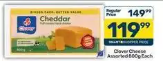 Pick n Pay Clover - cheddar full cream hard cheese offer