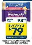 Pick n Pay Cadbury - dairy milk chocolate slab assorted offer