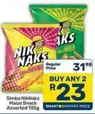 Pick n Pay Simba - maize snack offer