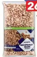 Red speckled beans grade 2