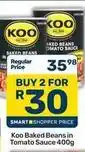 Pick n Pay Koo - baked beans in tomato sauce offer