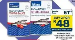 Pick n Pay Omega - pilchards in hot chilli sauce or tomato sauce offer