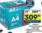 Pick n Pay Pnp a4 white photocopy paper box offer