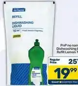 Pick n Pay Dishwashing liquid refill lemon offer