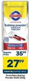 Pick n Pay Snowflake - baking powder refill offer