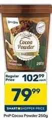 Pick n Pay Bakers - cocoa powder offer