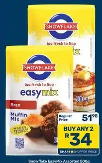 Pick n Pay Snowflake - easymix muffin mix offer