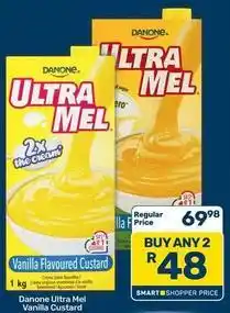 Pick n Pay Danone - ultra mel vanilla flavoured custard offer