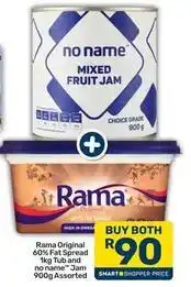 Pick n Pay Rama - mixed fruit jam and original fat spread offer