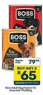 Pick n Pay Boss - adult dog food in tin offer
