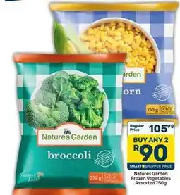Pick n Pay Nature's garden - broccoli and corn frozen vegetables offer